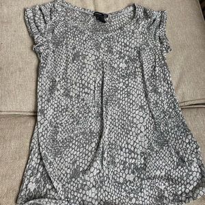 H&M Mama maternity t-shirt (grey, patterned)